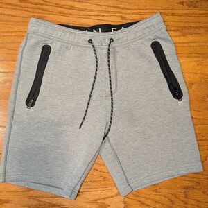 Men's American Eagle shorts - gray and black - medium - sweatpants - casual